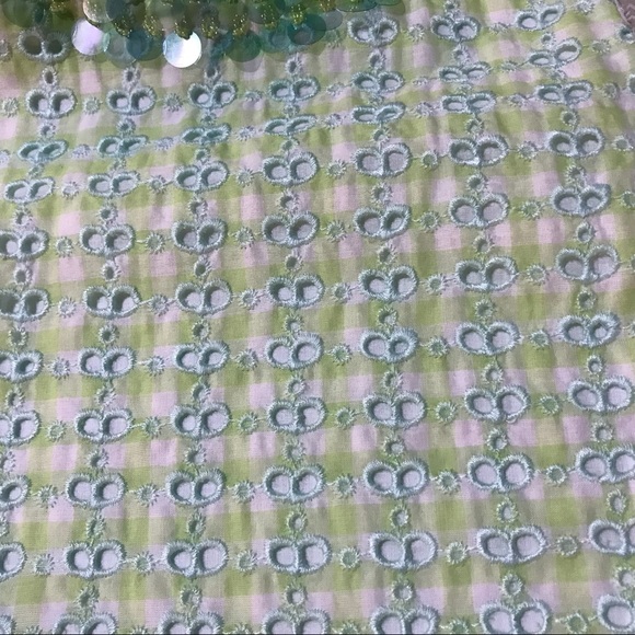 VINEYARD VINES NWT Seersucker Embellished Tanktop - Picture 6 of 8